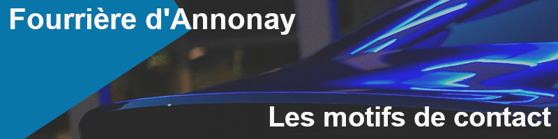 les motifs pour contacter la fourrière d'Annonay