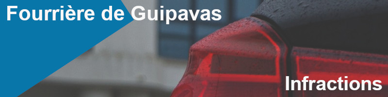 infractions causant la mise en fourrière à Guipavas