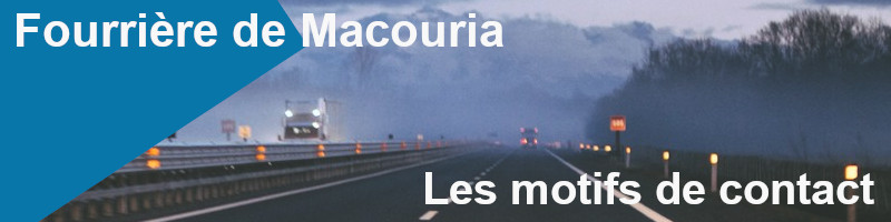 motifs pour contacter la fourrière de Macouria