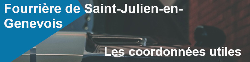 coordonnées de la fourrière de Saint-Julien-en-Genevois